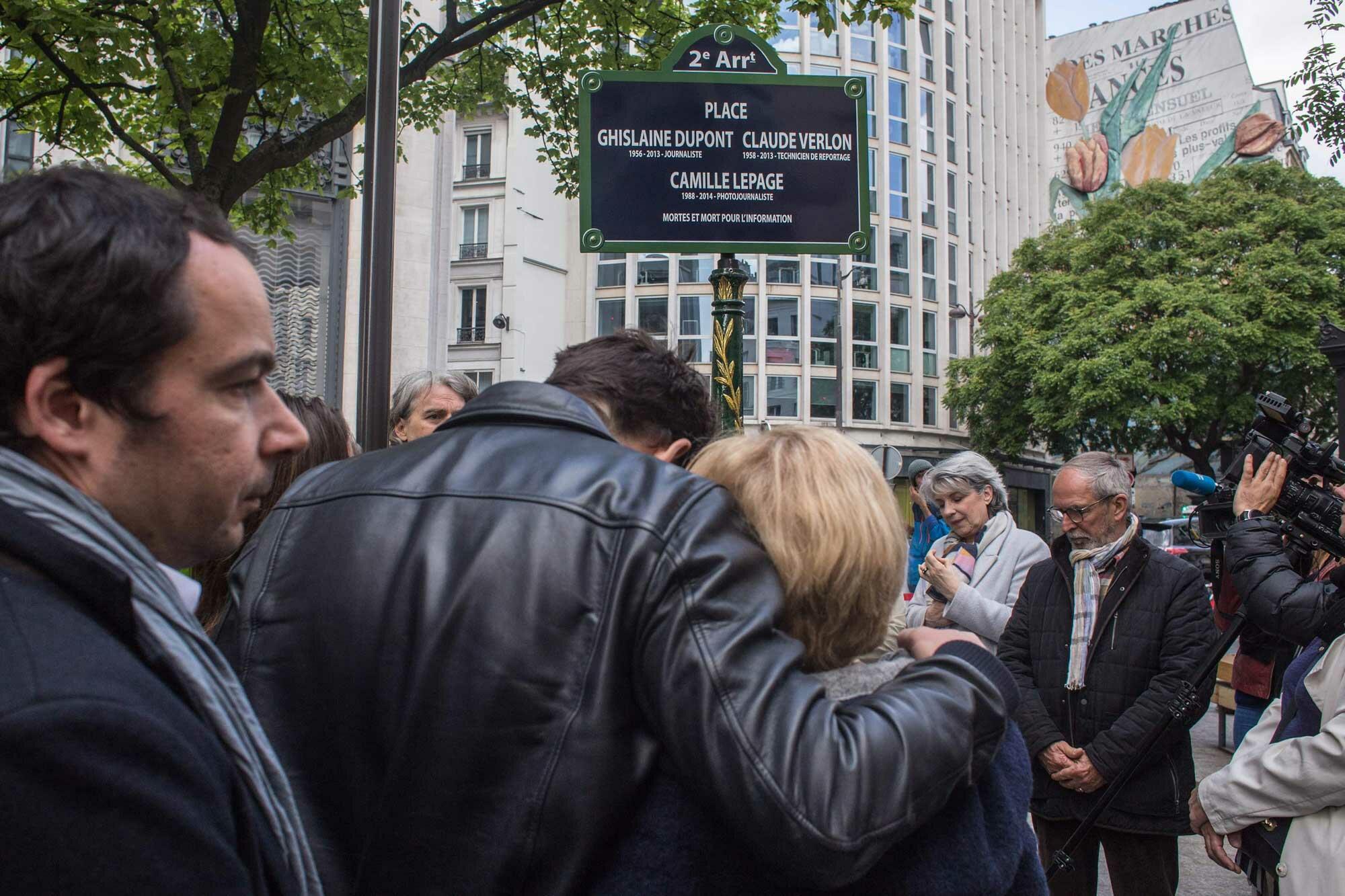 Une place au nom de Camille Lepage à Paris